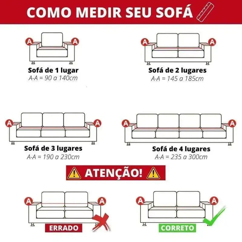 Capa de Sofá à Prova d'Água e Anti-Arranhão Premium Marrom