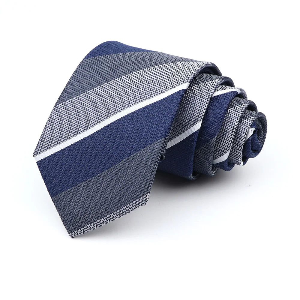 Gravata Slim Masculina 6cm — Estilo Casual e Elegante para Negócios | Poliéster Premium com Estampa Xadrez e Listrada | Acessório Fashion para Camisa Social | Presente Sofisticado (Modelos Nº 31–61)
