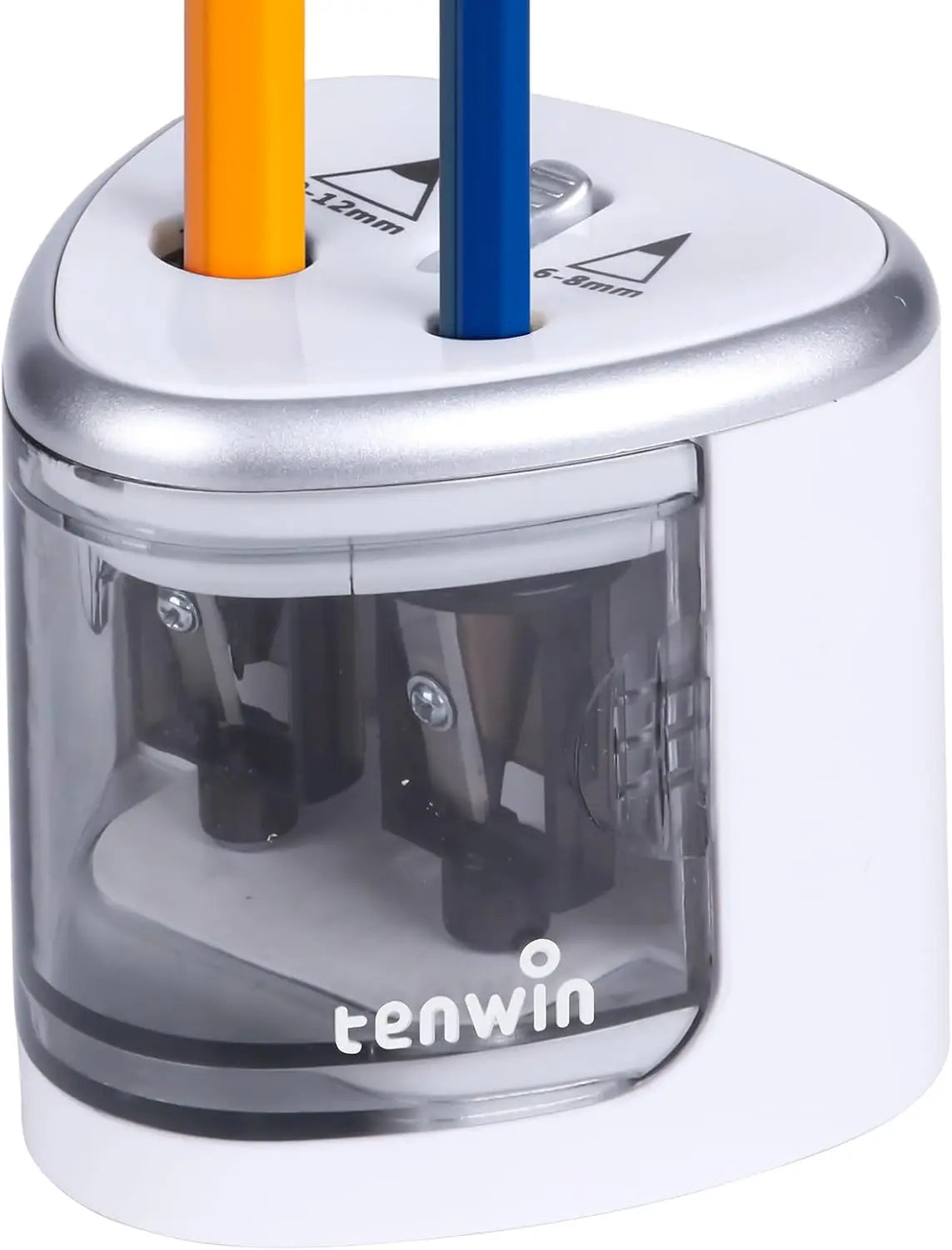 Apontador Elétrico Automático Tenwin com Dupla Entrada – Praticidade e Precisão para Escola, Escritório e Arte