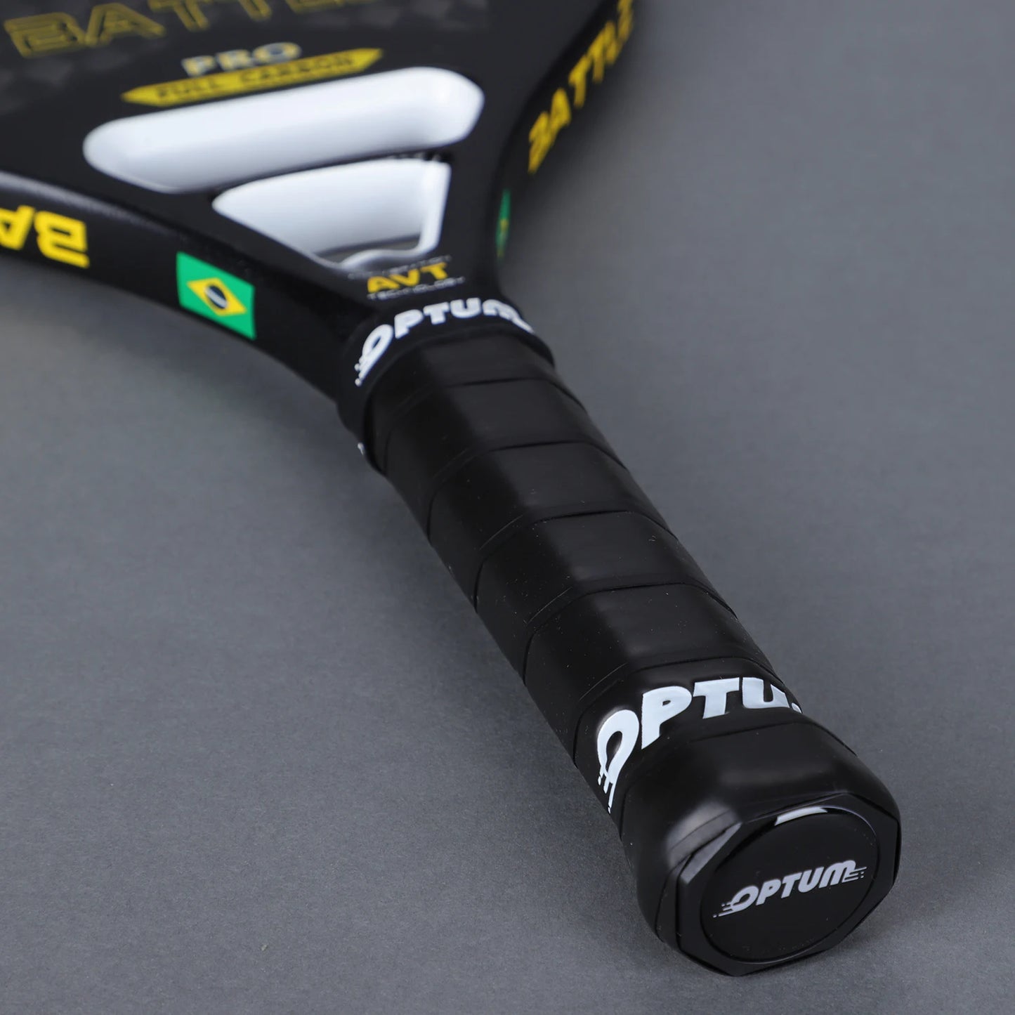 Raquete Profissional OPTUM BATTLE CARBONO 12K — Fibra de Carbono com Superfície Rugosa e Capa Premium