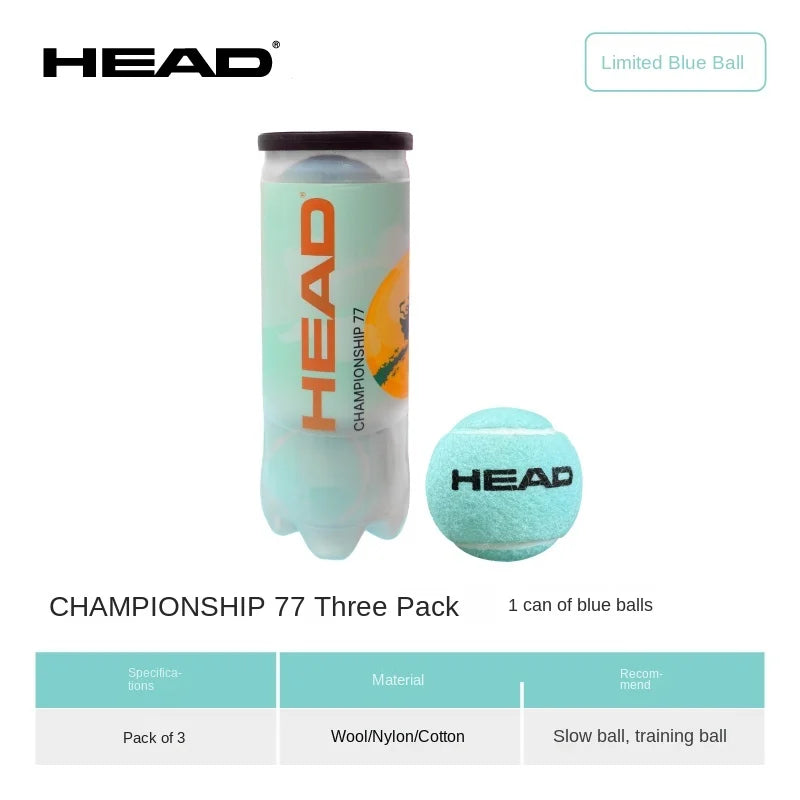 Bola de Tênis HEAD Edição Limitada 2025 — Alta Elasticidade, Pressurizada e Ideal para Treinos e Partidas