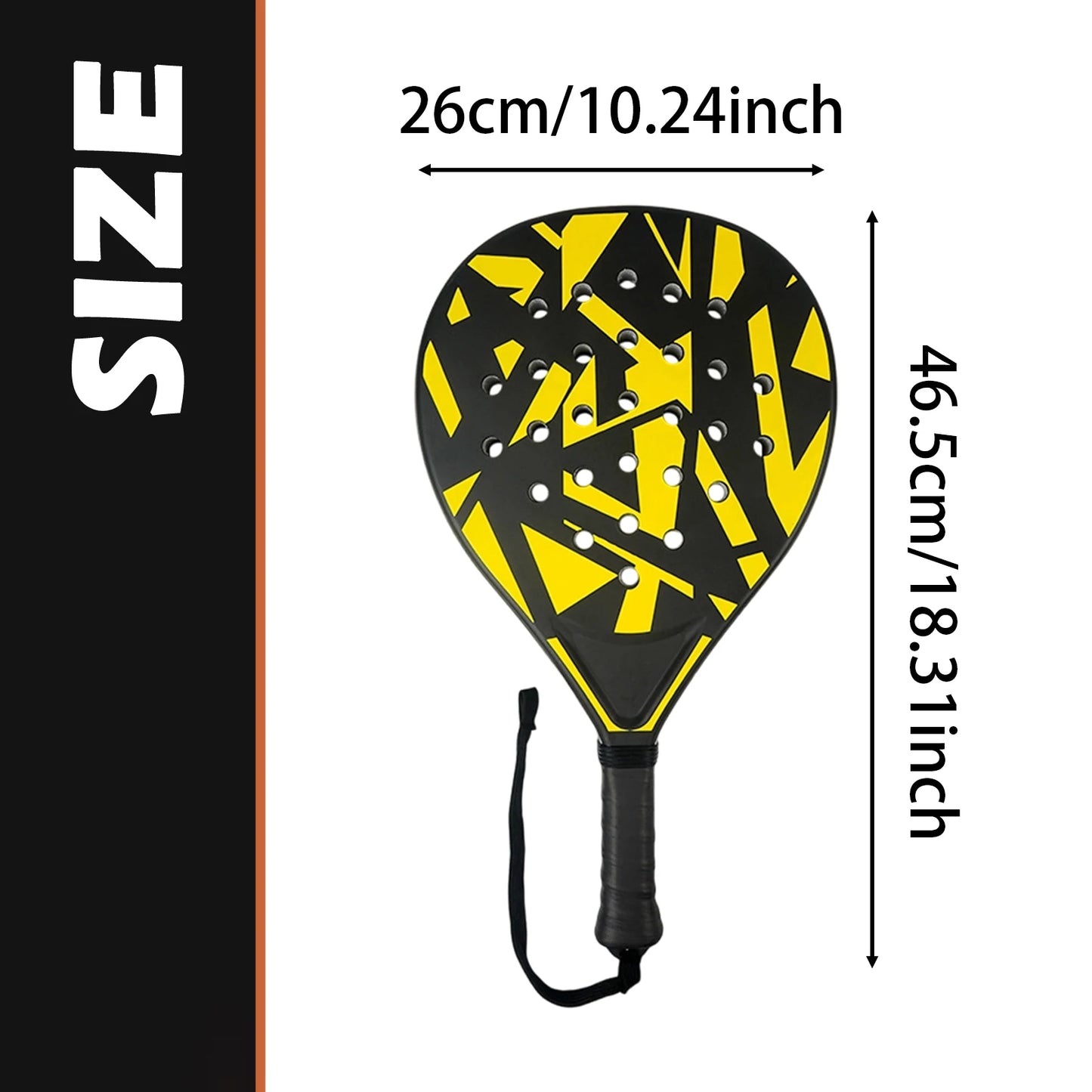 Raquete de Padel para Iniciantes — Leve, Resistente e Ideal para Crianças e Adultos