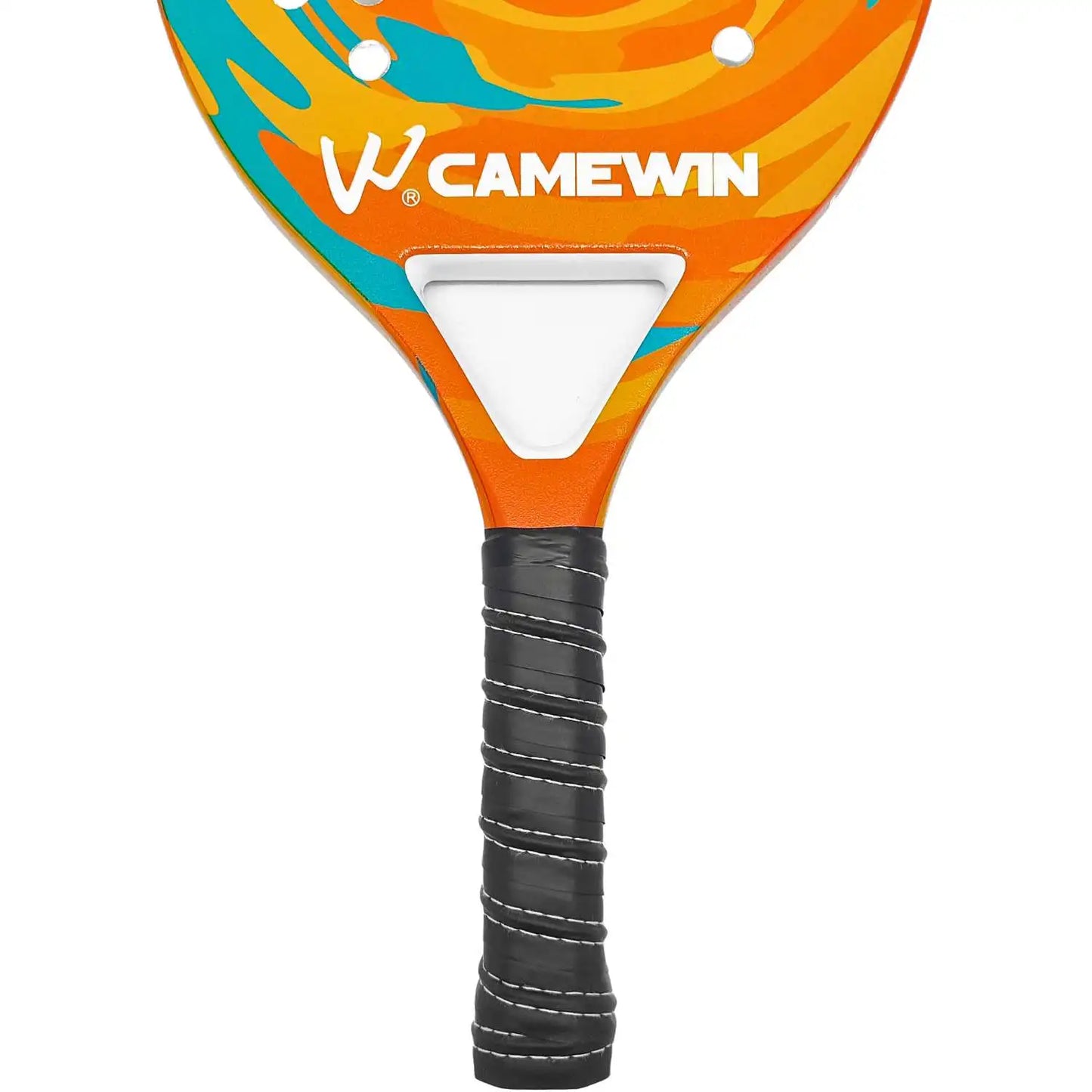 Raquete Profissional de Beach Tennis Camewin — Fibra de Carbono Leve com Capa Protetora Premium