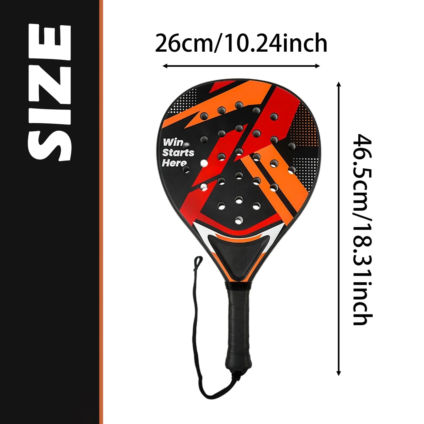 Raquete de Padel para Iniciantes — Leve, Resistente e Ideal para Crianças e Adultos