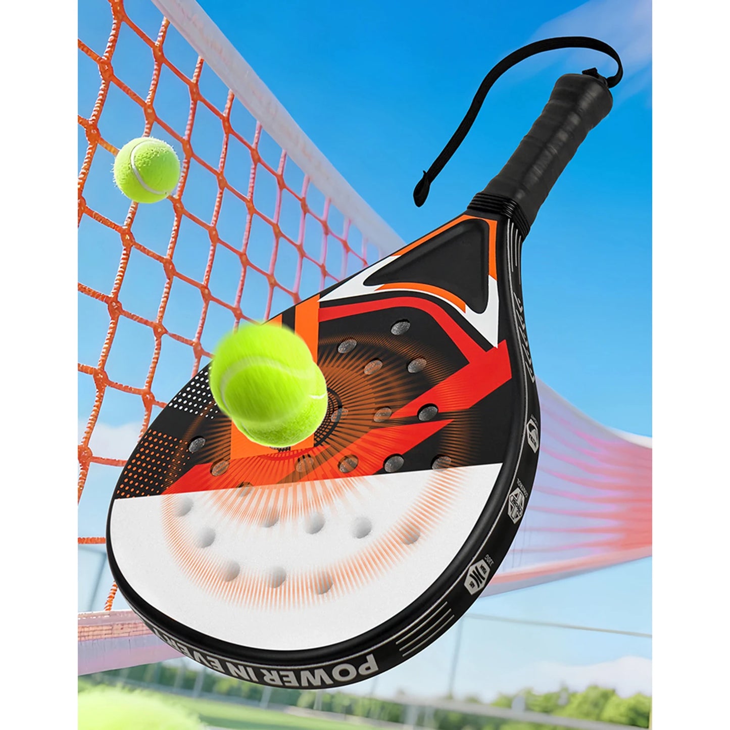 Raquete de Padel para Iniciantes — Leve, Resistente e Ideal para Crianças e Adultos