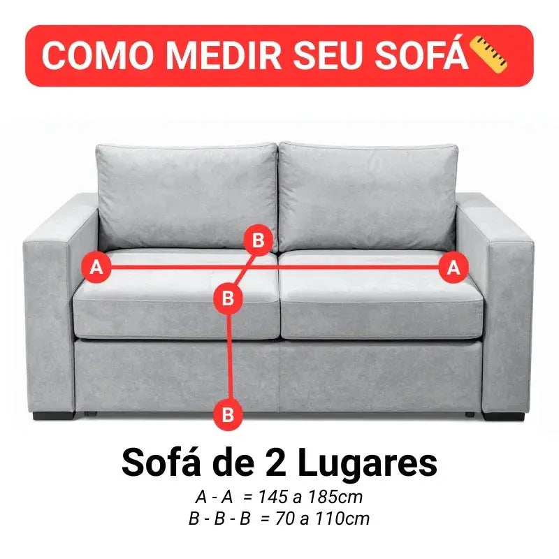 Capa de Sofá à Prova d'Água e Anti-Arranhão Premium Marrom