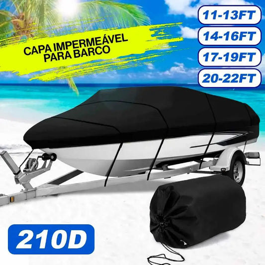 Capa para Barco e Lancha Impermeável Proteção UV