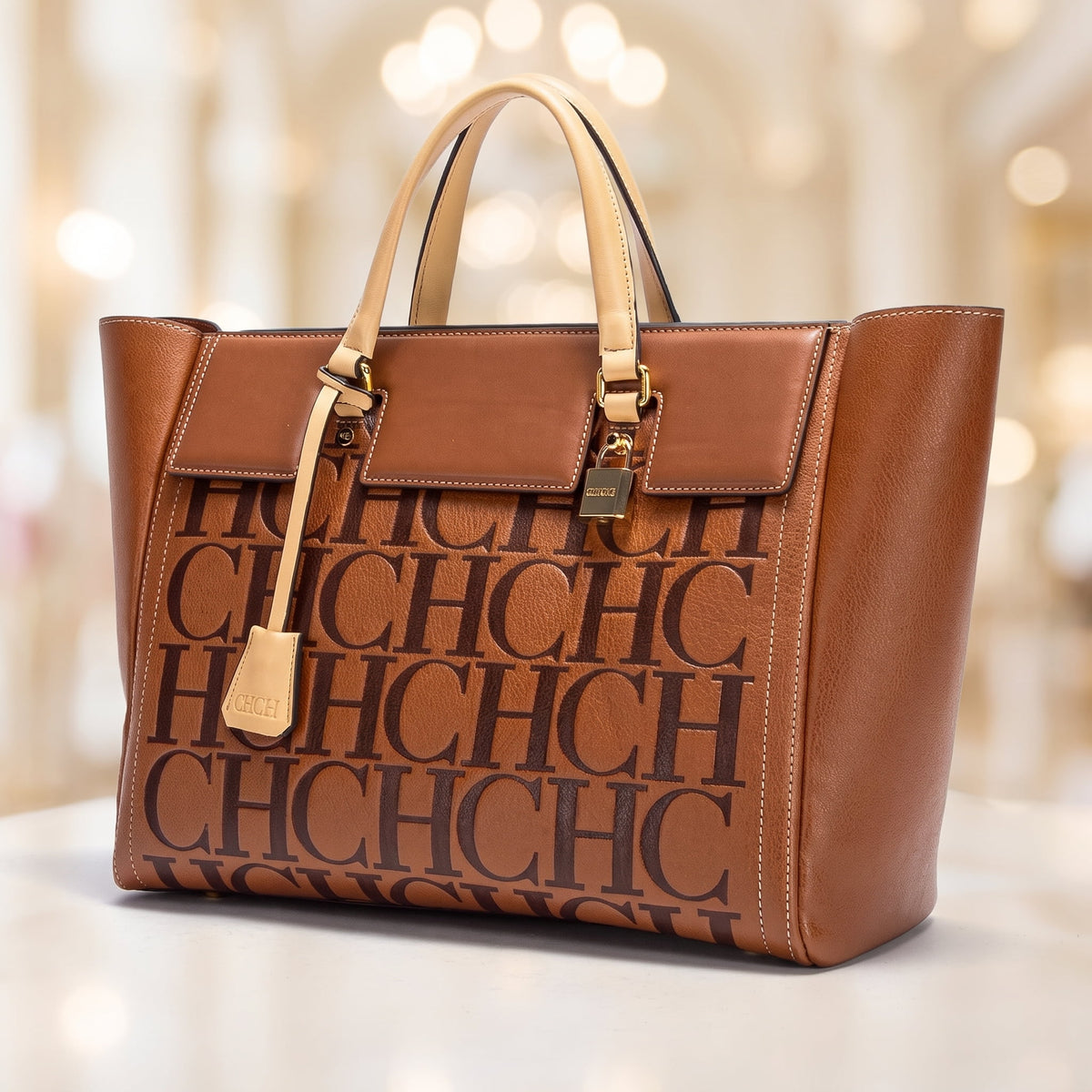 Bolsa Feminina com Textura em Relevo