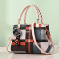 Bolsa Feminina  Alça Bege – Coleção Xadrez
