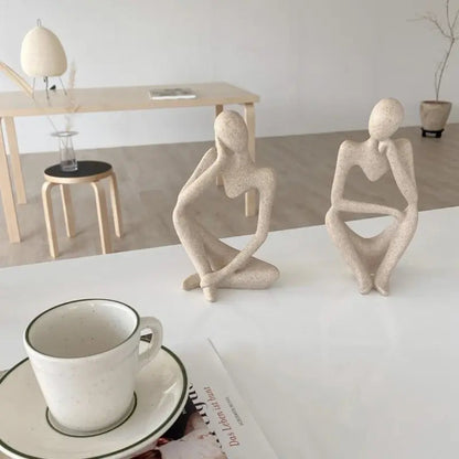 Escultura Decorativa O Pensador 3 Peças