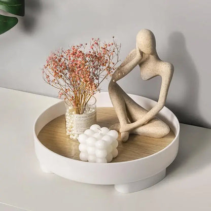 Escultura Decorativa O Pensador 3 Peças