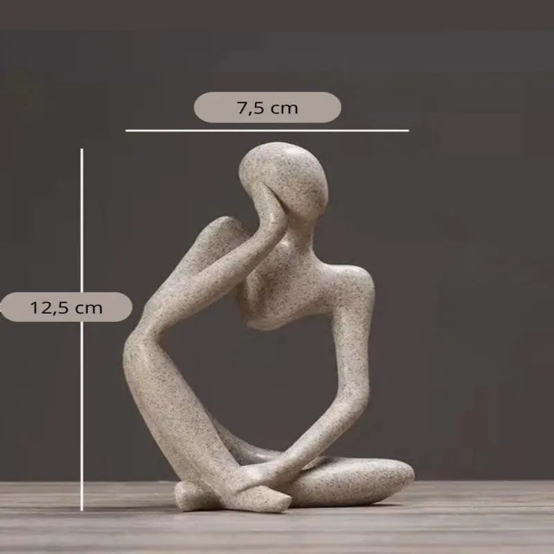 Escultura Decorativa O Pensador 3 Peças
