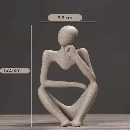 Escultura Decorativa O Pensador 3 Peças