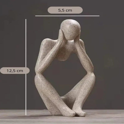 Escultura Decorativa O Pensador 3 Peças