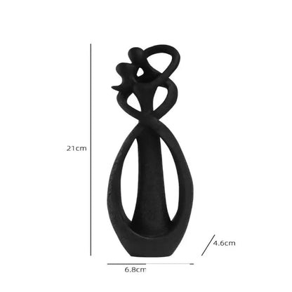 Escultura de Casal Abraçado