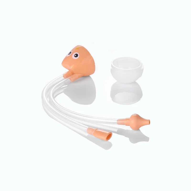 Aspirador Nasal para Bebê Recém-Nascido – Removedor de Secreção Nasal Infantil com Sucção Suave e Segura