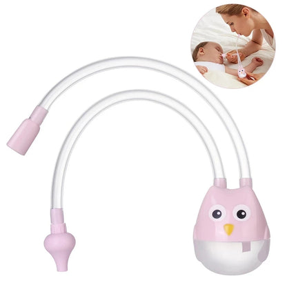 Aspirador Nasal para Bebê Recém-Nascido – Removedor de Secreção Nasal Infantil com Sucção Suave e Segura