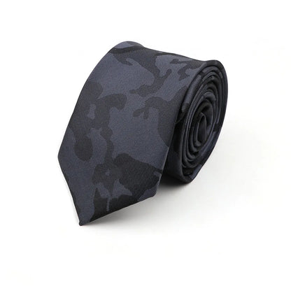 Gravata Slim Masculina 6cm — Estilo Casual e Elegante para Negócios | Poliéster Premium com Estampa Xadrez e Listrada | Acessório Fashion para Camisa Social | Presente Sofisticado (Modelos Nº 31–61)