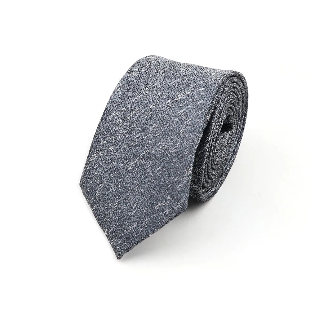 Gravata Slim Masculina 6cm — Estilo Casual e Elegante para Negócios | Poliéster Premium com Estampa Xadrez e Listrada | Acessório Fashion para Camisa Social | Presente Sofisticado (Modelos Nº 31–61)