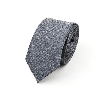 Gravata Slim Masculina 6cm — Estilo Casual e Elegante para Negócios | Poliéster Premium com Estampa Xadrez e Listrada | Acessório Fashion para Camisa Social | Presente Sofisticado (Modelos Nº 31–61)