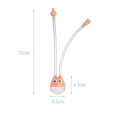 Aspirador Nasal para Bebê Recém-Nascido – Removedor de Secreção Nasal Infantil com Sucção Suave e Segura