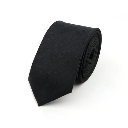 Gravata Slim Masculina 6cm — Estilo Casual e Elegante para Negócios | Poliéster Premium com Estampa Xadrez e Listrada | Acessório Fashion para Camisa Social | Presente Sofisticado (Modelos Nº 31–61)