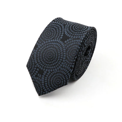 Gravata Slim Masculina 6cm — Estilo Casual e Elegante para Negócios | Poliéster Premium com Estampa Xadrez e Listrada | Acessório Fashion para Camisa Social | Presente Sofisticado (Modelos Nº 31–61)