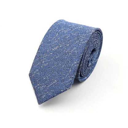 Gravata Slim Masculina 6cm — Estilo Casual e Elegante para Negócios | Poliéster Premium com Estampa Xadrez e Listrada | Acessório Fashion para Camisa Social | Presente Sofisticado (Modelos Nº 31–61)