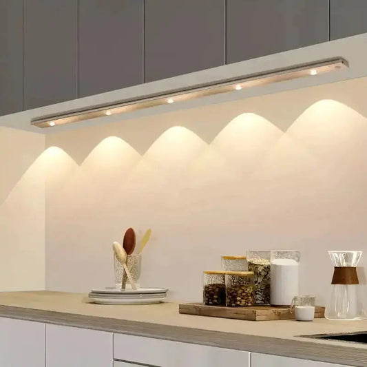 Luminária LED Ultra Fina com Sensor de Movimento