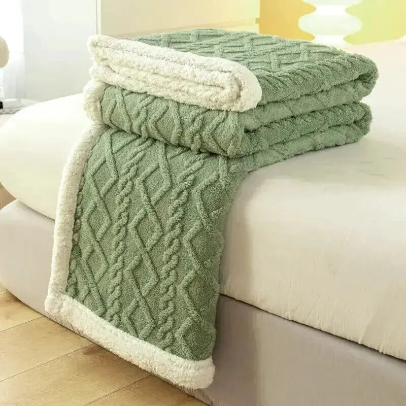 Manta de Sherpa para Sofá Velutto