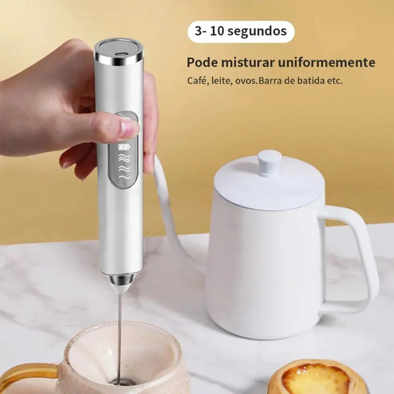Mini Mixer Elétrico 2 em 1 Batedor e Misturador