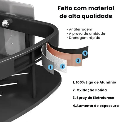 Prateleira para Banheiro Diagonal Angolo