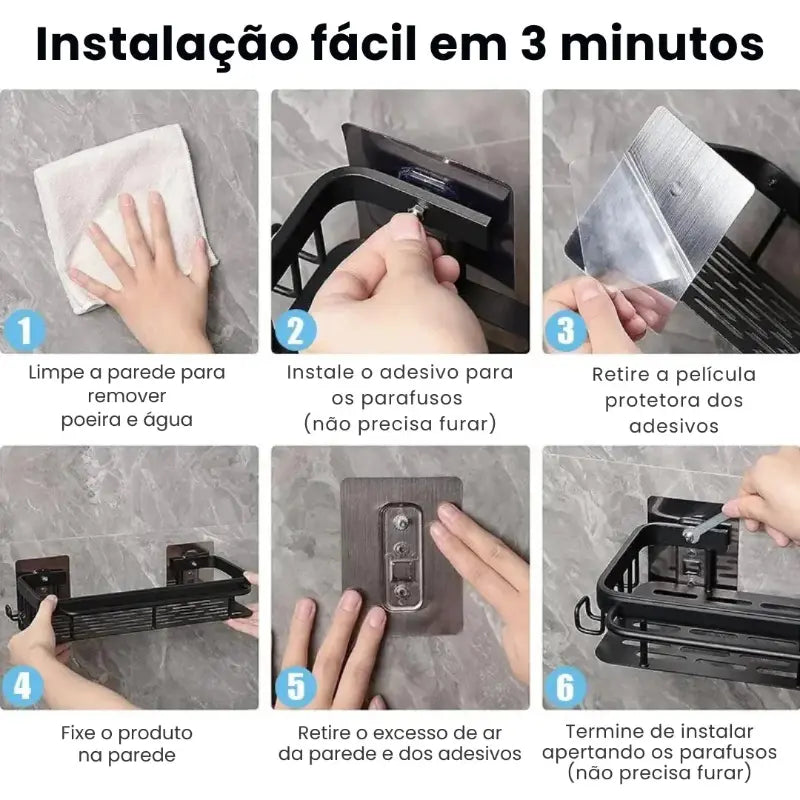 Prateleira para Banheiro Diagonal Angolo