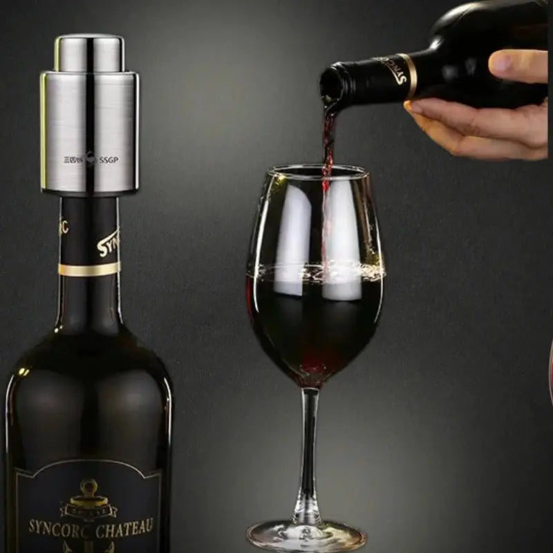 Rolha de Vinho com Vedação a Vácuo Premium Elegance