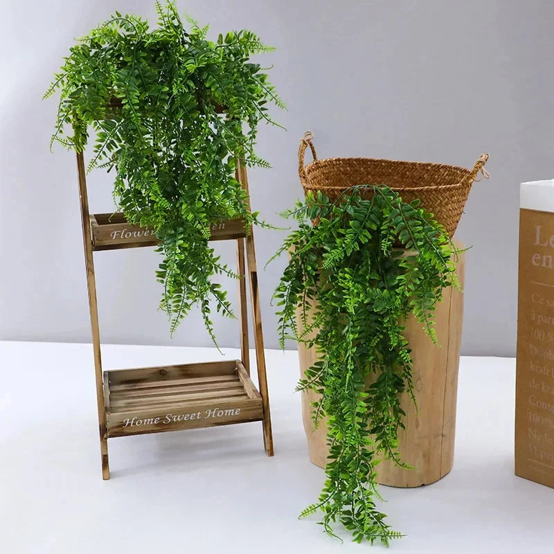 Samambaia Persa Artificial Pendente – Decoração Elegante para Ambientes Internos e Externos