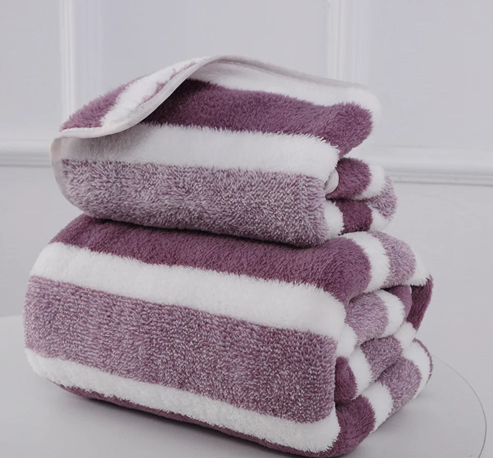 Toalha de Banho Super Absorvente e Ultra Macia — Ideal para Casa, Rosto e Uso Diário