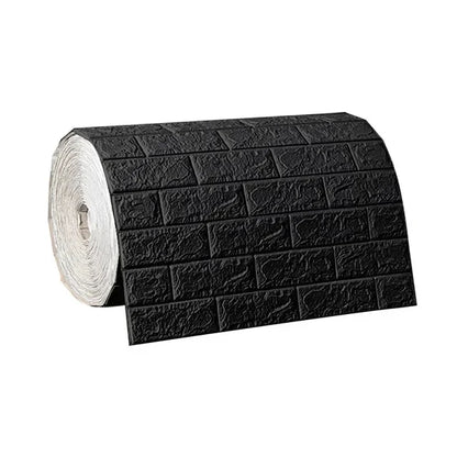 Papel de Parede 3D Autoadesivo Impermeável Estilo Tijolinho — Adesivo Decorativo para Sala, Quarto e Quarto Infantil 70cm X 1m