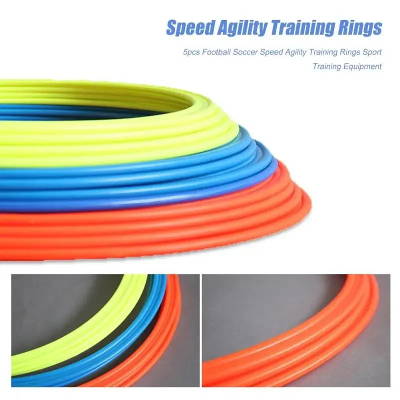 Kit 10/20/40/80 Argolas de Treinamento de Agilidade: Máxima Velocidade e Performance para Futebol e Esportes