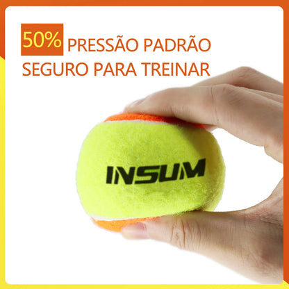 Bolas de Beach Tennis ITF Stage 2 — Baixa Compressão, Ideais para Iniciantes e Treinos na Areia
