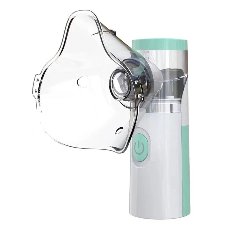 Nebulizador Portátil Silencioso Mesh – Inalador Ultrassônico para Crianças e Adultos com Alimentação por Pilhas e USB