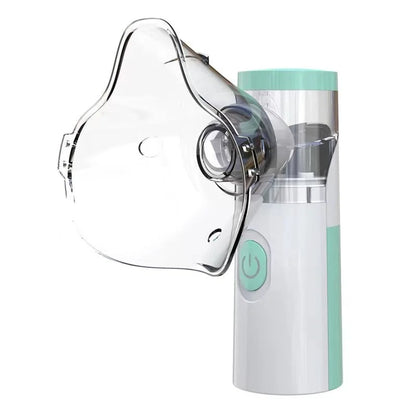 Nebulizador Portátil Silencioso Mesh – Inalador Ultrassônico para Crianças e Adultos com Alimentação por Pilhas e USB