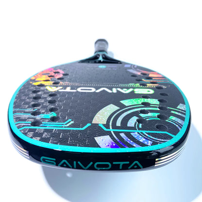 Raquete de Beach Tennis GAIVOTA  CARBONO 12K: Potência e Controle Absoluto + Mochila Premium