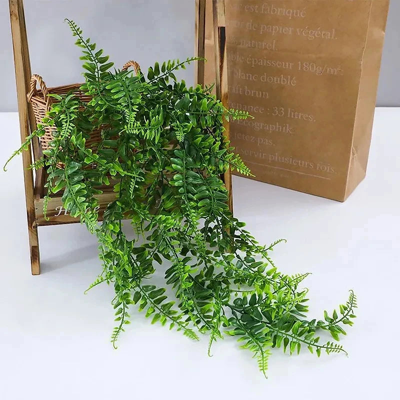 Samambaia Persa Artificial Pendente – Decoração Elegante para Ambientes Internos e Externos