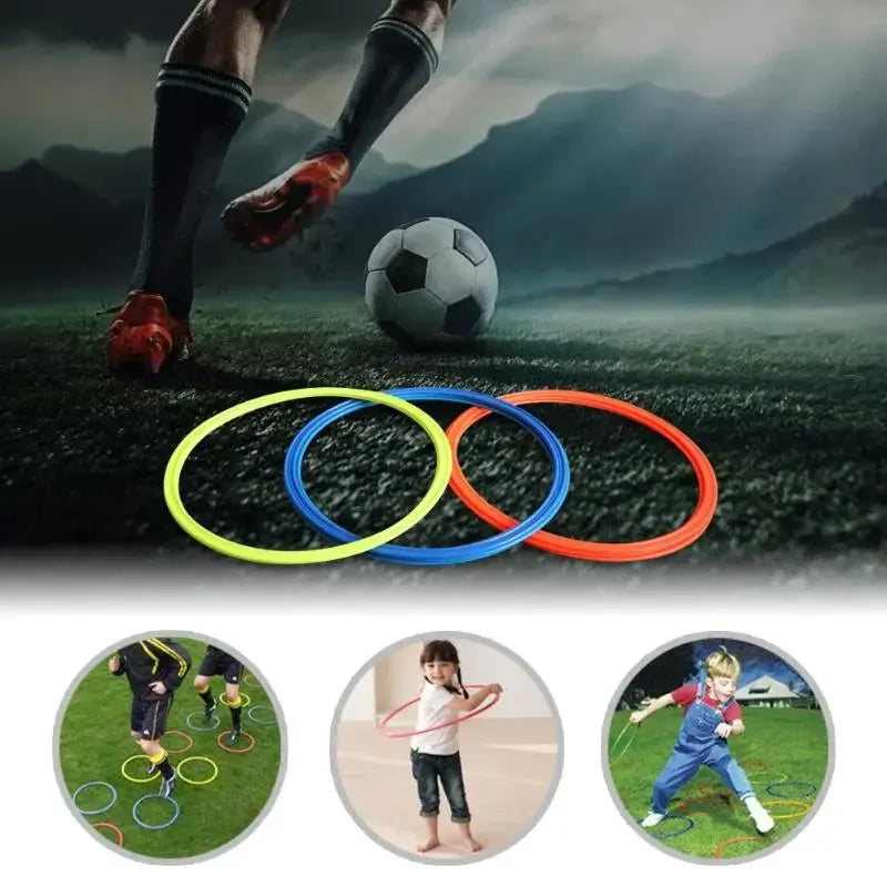 Kit 10/20/40/80 Argolas de Treinamento de Agilidade: Máxima Velocidade e Performance para Futebol e Esportes
