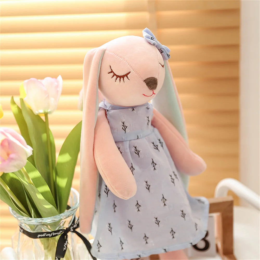 Coelho de Pelúcia Super Fofo — Almofada Plush Macia e Aconchegante para Bebês e Crianças