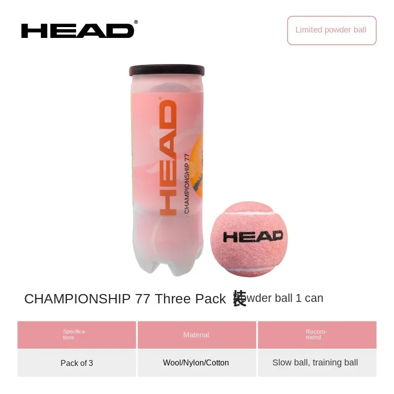 Bola de Tênis HEAD Edição Limitada 2025 — Alta Elasticidade, Pressurizada e Ideal para Treinos e Partidas