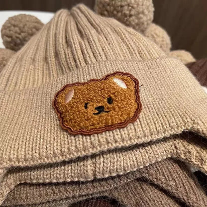 Touca Infantil de Inverno com Orelhinhas de Ursinho — Gorro Quentinho, Fofo e Super Confortável para Bebês