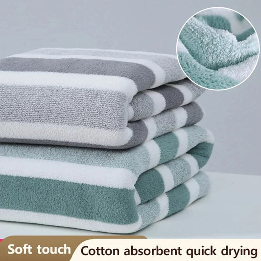 Toalha de Banho Super Absorvente e Ultra Macia — Ideal para Casa, Rosto e Uso Diário