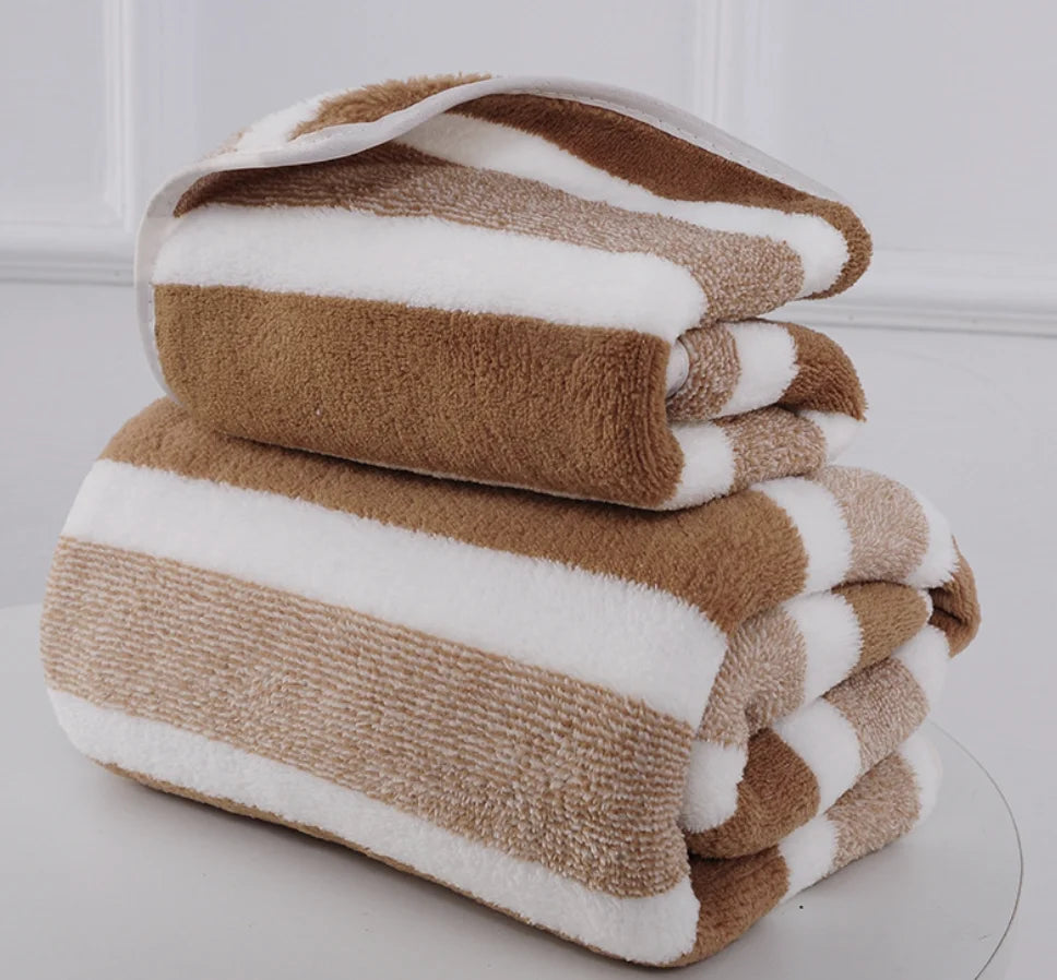 Toalha de Banho Super Absorvente e Ultra Macia — Ideal para Casa, Rosto e Uso Diário