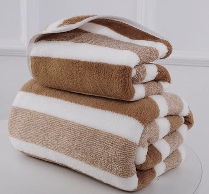 Toalha de Banho Super Absorvente e Ultra Macia — Ideal para Casa, Rosto e Uso Diário